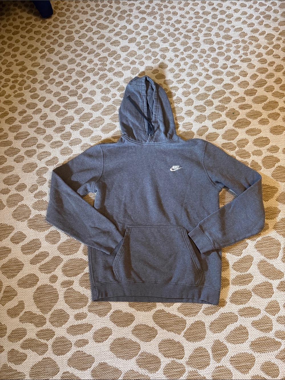 Nike Men's Charcoal Gray Pullover Hoodie